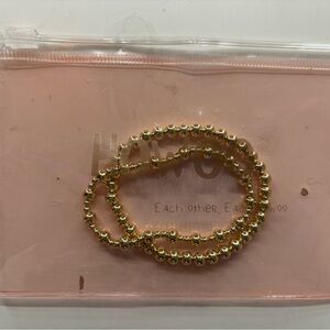 Gold Beaded Bracelets